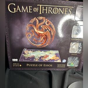 HBO Game of Thrones 4D  Puzzle of Essos. Has been opened